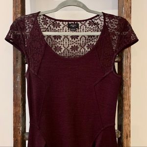 Anthropologie Deletta Wool Dress